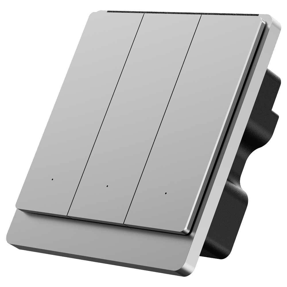 關鍵詞:燈光開關;描述:1.極簡工藝設計,精工品質;
                        2.物聯網云技術系統支持，ZigBee無線組網方式;
                        3.一鍵控制上班模式/下班模式/會議模式等場景;