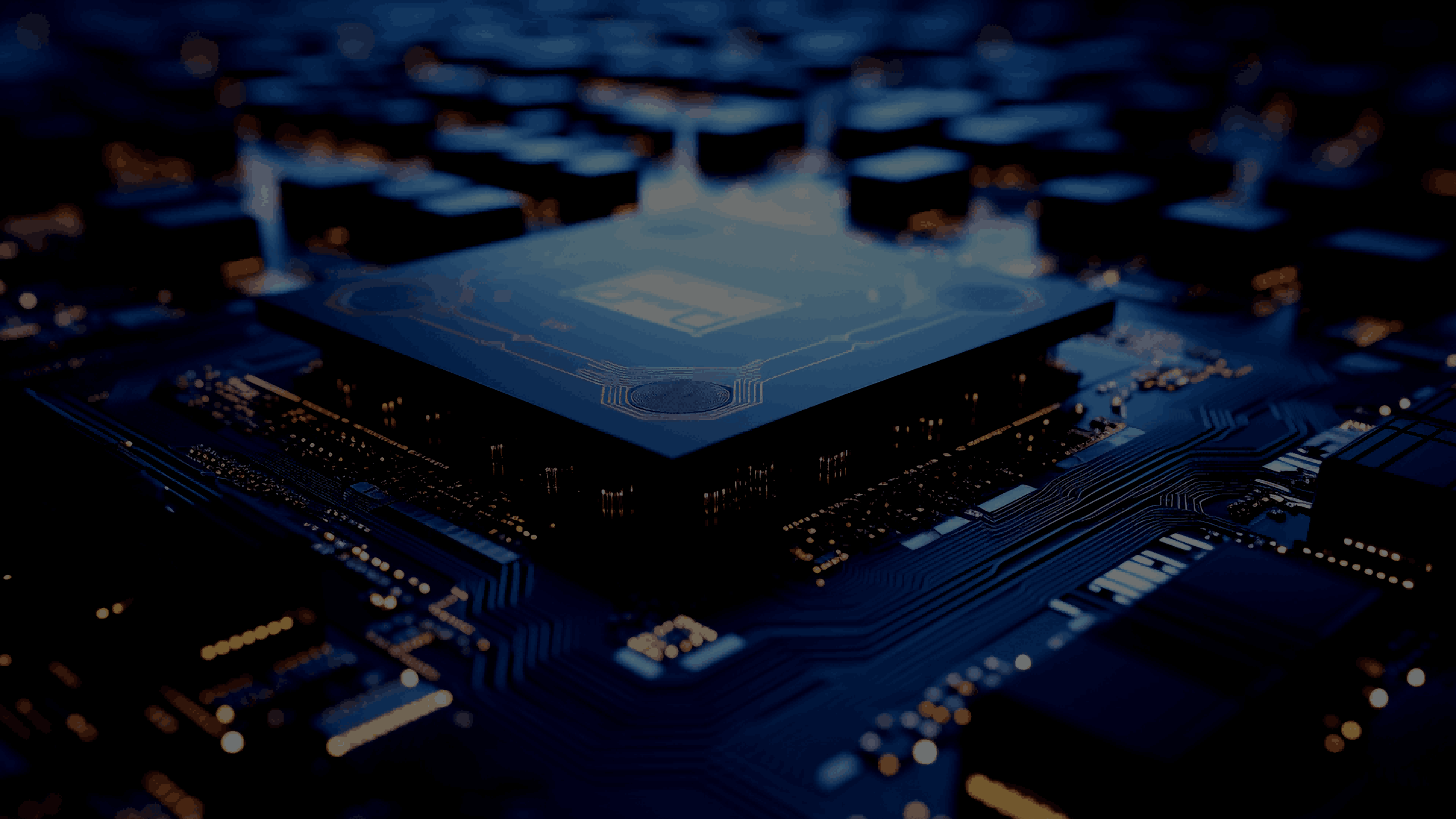 關鍵詞：物聯網核心技術，芯片技術，深圳市武智科技，智能硬件;描述：深圳市武智科技物聯網核心技術相關的芯片與電路板特寫，展現智能硬件的技術底座